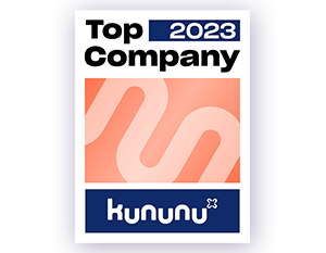 Auszeichnung zur kununu Top Company 2023