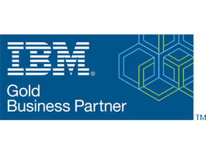 graphic: company logo IBM - partner of T-Systems Multimedia Solutions